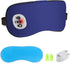 Cordless Heated Eye Massager with Cooling Eye Pad, Vibrating Heating Sleeping Mask for Men Women Kids -USB Charing Heated Eye Mask Electric for Dr...
