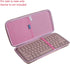 Hard Travel Case for Logitech MX Keys Mini Minimalist Wireless Illuminated Keyboard (Pink)...