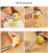 Stainless Steel Lemon Zester Grater with Channel knife Citrus Orange Peeling Tool Fruit Peelers...