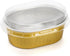 Dicunoy 100 Pack Mini Aluminum Cups with Lids, 3 OZ Disposable Muffin Liners Containers, Individual Ramekins Flan Pan for Dessert, Creme Brulee, P...