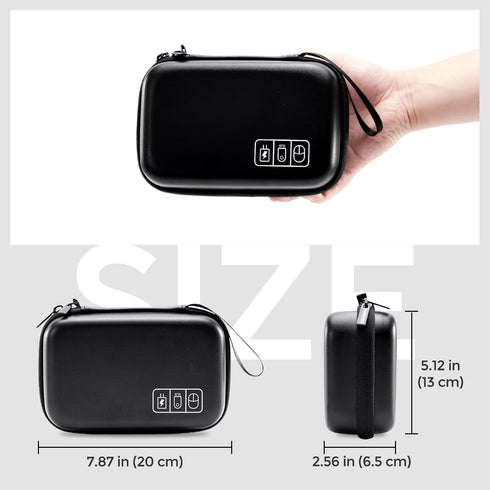 ProCase Hard Travel Case for Anker MagGo 3 in 1 Wireless Charging Station, MagGo Power Bank, MagSafe Wireless Charger Stand, Portable Magnetic Cha...