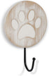 Vintage Style Dog Paw Wall Mounted Dog Leash Hooks Rustic Farmhouse Leash Holder Hook for Dog Leash on Wall...