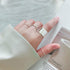 14mm Wide 925 Sterling Silver Plain Big Adjustable Open Finger Ring Cuff Thumb Ring Band Fits US Size 5-7...