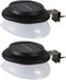 Solar Gutter Lights Outdoor, 9 LED, Super Bright, Waterproof, Wireless Security for Garden, Wall, Yard, Deck...
