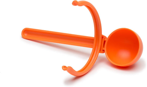 Jarware Coffee Spoon Clip for Wide Mouth Mason Jars, Orange...