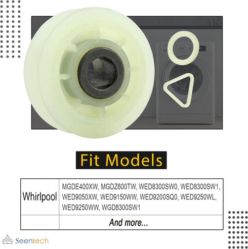 279640 Dryer Idler Pulley Replacement Part by Seentech - Exact Fit Whirlpool & Kenmore Dryer - Replaces: AP3094197, W10468057, 3388672, 697692