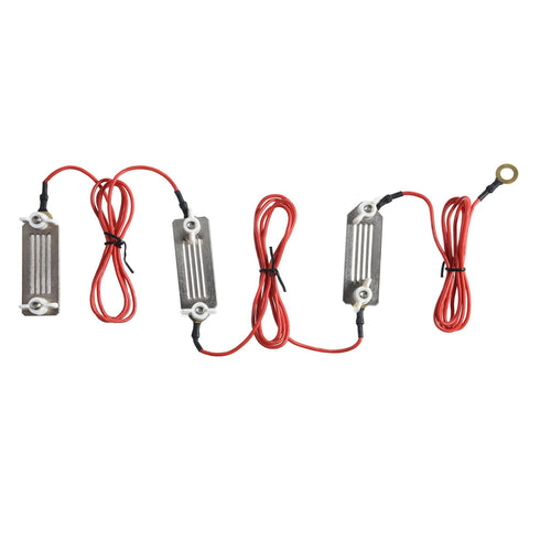 Electric Fence PolyTape to PolyTape to Energizer Connector with Wire and Tape Plates for Electric Fence Connection (3Tape Plates+3wire)...