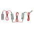 Electric Fence PolyTape to PolyTape to Energizer Connector with Wire and Tape Plates for Electric Fence Connection (3Tape Plates+3wire)...
