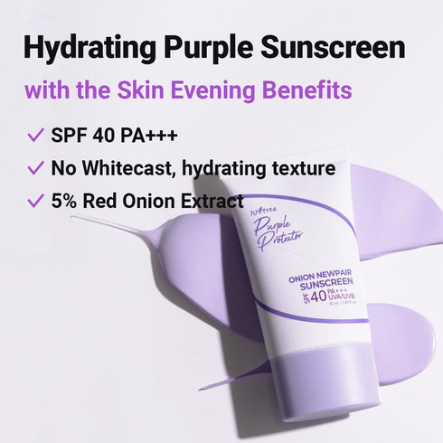 ISNTREE Onion Newpair Sunscreen 50ml, 1.69 fl.oz | SPF40 PA+++| hydration | No White Cast | Even the skin tone | Korean skin care...