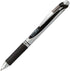 Pentel EnerGel RTX Deluxe Retractable Liquid Gel Pen, Medium Line, 0.7mm Metal Tip, Black Ink, Silver Barrel (Bulk Lot of 15) (BL77-A)...