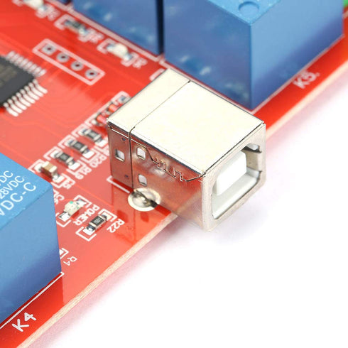 USB Relay,Relay Board,Relay Module,12V 8-Channel USB Controller Switch Relay Module for Intelligent Switch Control, Electrical Control, Industrial...