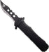 3pcs Retractable Fake Knife Realistic Toy Plastic Prop Black Dragon Pattern Handle Dagger Drop Point for Halloween Fools Day Party Cosplay Joke Ga...