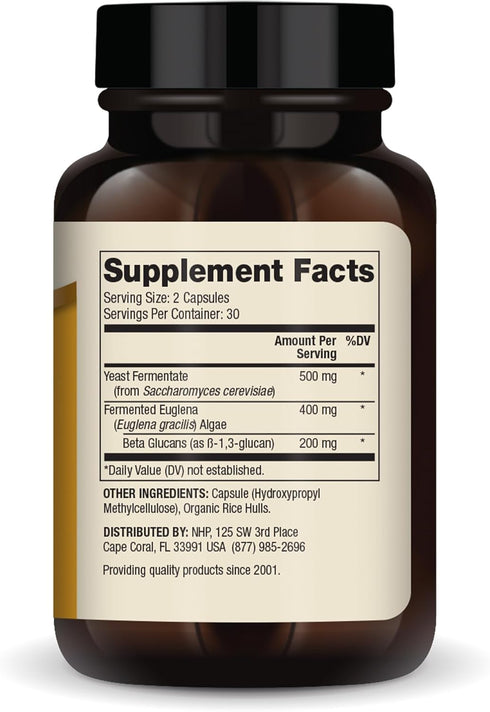 Dr. Mercola Fermented Beta Glucans, 30 Servings (60 Capsules), Dietary Supplement, Immune Support, Non-GMO, NSF Contents Certified...