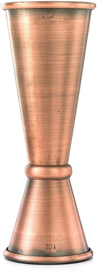 Barfly M37005ACP Japanese Style Jigger, 1 oz x 2 oz, Antique Copper...