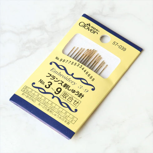 No.3 ~ 9 Clover France embroidery needle <57-039>...