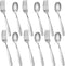 12PCS Safe Forks and Spoons for Kids, Toddler Silverware Kids Utensils Baby Spoons Stainless Steel Tableware with Bunny and Puppy Motifs...
