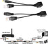 Passive PoE Injector 6 Pairs PoE Splitter Kit Passive PoE Injector and PoE Splitter Kit with 5.5x2.1 mm DC Connector RJ45 Power Over Ethernet...