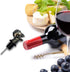 Skull Wine Aerator Pourer Whiskey Pourer, Unique Halloween Souvenirs Gifts, Perfect Wine Gift for Skull Lover (Black)...