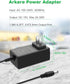 15V 2A DC Power Supply Adapter 30W AC/DC Charger AC 100V-240V to DC 15 Volt 2000mA 1500mA 1000mA Replacement Power Cord with 8TIPS for Monitor Wir...