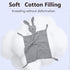 ZIGJOY Bunny Lovey Muslin Cotton Baby Security Blanket Soft Breathable Lovies for Babies Gifts for Newborn Infant Toddler Boys and Girls, Grey...