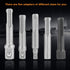 3PC SDS Plus Steel Socket Adapter+2PC SDS Socket Hexagonal Extension Socket Wrench Adapter Electric Tool Accessories...