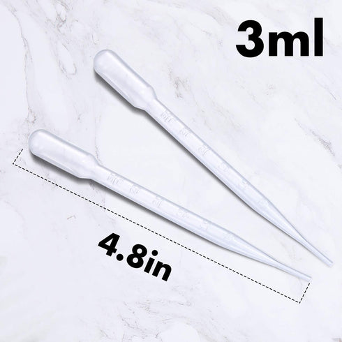 Plastic Beaker Set, 5 Sizes Low Form Measuring Graduated Griffin Polypropylene Beakers in 500 ml, 250 ml, 100 ml, 50 ml, 25 ml for Laboratory, & S...