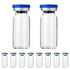 Sterile Empty Vials with Self Healing Injection Port,with Aluminum Plastic Cap?Sealed Empty Vials (10ML 12PCS)...