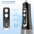 Water Dental Flosser Portable Teeth Cleaner 9 Modes Water Picks 300ml Cordless Oral Irrigator Rechargeable Ipx7 Waterproofe High Pressure for Trav...