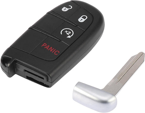 X AUTOHAUX Keyless Entry Remote Car Key Fob 433Mhz 4 Buttons M3N-40821302 for Dodge Journey 2011-2020...