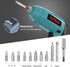 Small 4V Electric Screwdriver,Kiprim ES3 Cordless Screwdriver Tool with Rechargeable Battery,LED Front Light & Power Display Light for Home DIY Bl...