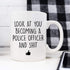 YouNique Designs Police Coffee Cup 11 Ounce Police Academy Graduation Gifts Police Officer Gifts...