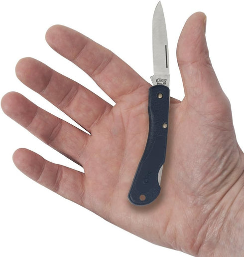 Case XX WR POCKET KNIFE BLUE HANDLED MINI-BLACKHORN, ITEM 2392, LENGTH CLOSED 3 1/8 INCH (LT1059L SS)...
