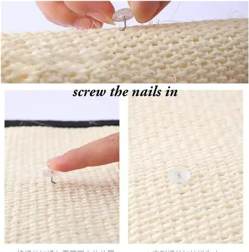Cat Scratch Furniture Protector Natural Sisal Anti-Scratching Mat for Sofa Couch Chair - Suitable for Bed Furniture Corner Protector, and Anti Scr...