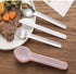 Travel Cutlery Set with Case Portable Silverware Utensils Set,ABS cutlery box, spoon and forkReusable Flatware Set Cutlery Set for Camping Picnic ...