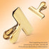 6pc-3 Inch Wide Stainless Steel Paper Clamps Heavy Duty Food Bag Clamp,Seal Clip, Chip Clips Metal Hinge Clip File Clamps for Kitchen&Office (Gold...