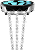 NewWays Compatible for SAMSUNG Galaxy Watch 7 6 Classic 6 5 4 Band 40mm 44mm 42mm 46mm, 20mm Stunning Diamonds Bracelet with Quick Release Pin for...