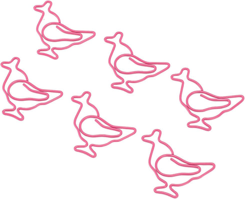 100pcs Chick Paper Clips Cute Animal Shaped Paper Clips Rustproof Iron Wire Clips in Transparent Box Versatile for Home School Office...