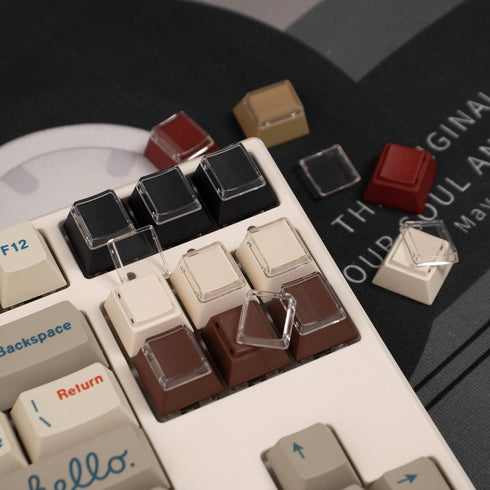 Gliging Cherry Profile PBT Keycaps Blue 1U R4 Keycap for MX switches Mechanical Keyboard (24pcs)...