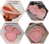 6 Inch Silicone Heart Shaped Rainbow Cake Baking Pans, Heart Cake Layer Pan Set, Non-Stick Silicone Cake Bakeware Mold,4tray Baking Flexible Molds...