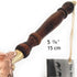 Replacement Wooden Handle for Copper Coffee Pot, Teapots, Cezve, Jezve, Jazzve, Ibrik, Briki, Stovetop Coffee Maker and Multi-Purpose Mini Wooden ...