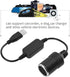 12V Car Cigarette Lighter Socket, Cigarette Lighter Splitter Power Adapter USB Port Female Converter Adapter Cord for Cellphone Driving Recorder G...