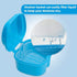 Denture Cup Dental Retainer Case Cleaning with Strainer Basket, Orthodontic Bath Box Mouthguard Storage Soaking Holder - Leak Proof and Lid Waterp...