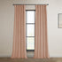 HPD Half Price Drapes Heritage Plush Velvet Curtains 108 Inches Long Room Darkening Curtains for Bedroom & Living Room 50W x 108L, (1 Panel), Peac...