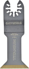 Genesis GAMT531T Universal Quick-Fit 1 3/4" Titanium-Coated Bi-Metal Oscillating Multi-Tool Quick-Release Flush Cut Blade...
