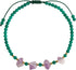 Green Agate and Raw Amethyst Crystals Ankle Bracelets for Women Reiki Natural Gemstones Handmade Adjustable Anklet February Birthstone Gifts...