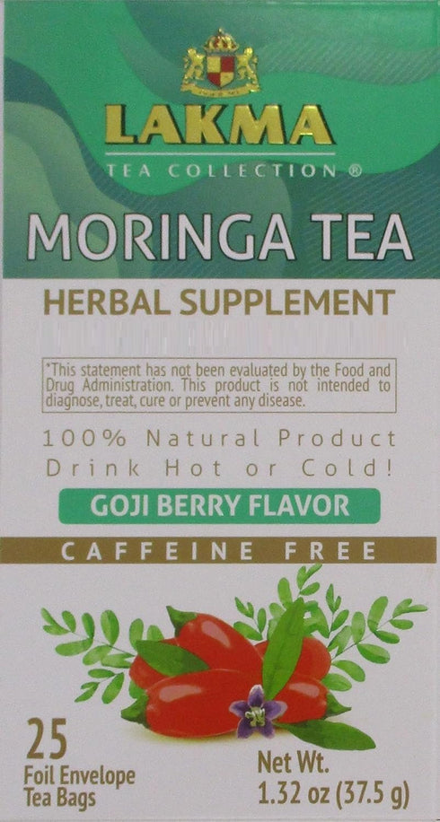 Lakma Moringa Oleifera Tea with Goji Berry - 25 Tea Bags...