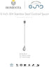 Homestia Bar Spoon Cocktail Mixing Spoon, 12-Inches Long Handle Stainless Steel Cocktail Stirrers, Spiral Design with Skull End Cocktail Spoon for...