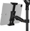 Peastrex Ipad Holder for Mic Stand, Tablet Phone Holder Micophone Music Stand Mount Adjustable Rotatabe with Super Handle Clamp for iPad Pro 12.9 ...