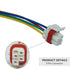 4L60E 4L80E 65E Neutral Safety Switch, Pigtails Switch Connectors 7 & 4 Wire - Compatible for GM 1995 to 2004 4-Speed Automatic Transmission, Repl...