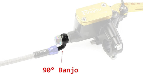 Motorcycle Brake Hose Banjo Fittings Only, for our Motorcycle Brake Hose (Only 90 Degree?...